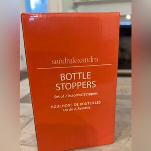 NEW SANDRALEXANDRA BOTTLE GLASS BITTLE STOPPERS LEMON HOT PEPPER